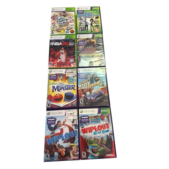 🍀Kinect Games for the Xbox 360🍀 With Kinect  Xbox 360 Video Game Lot – Kinect Games & Sports Titles